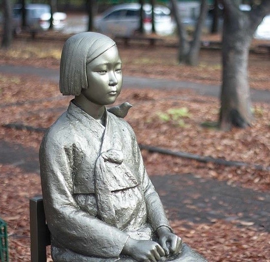 Comfort girl statue