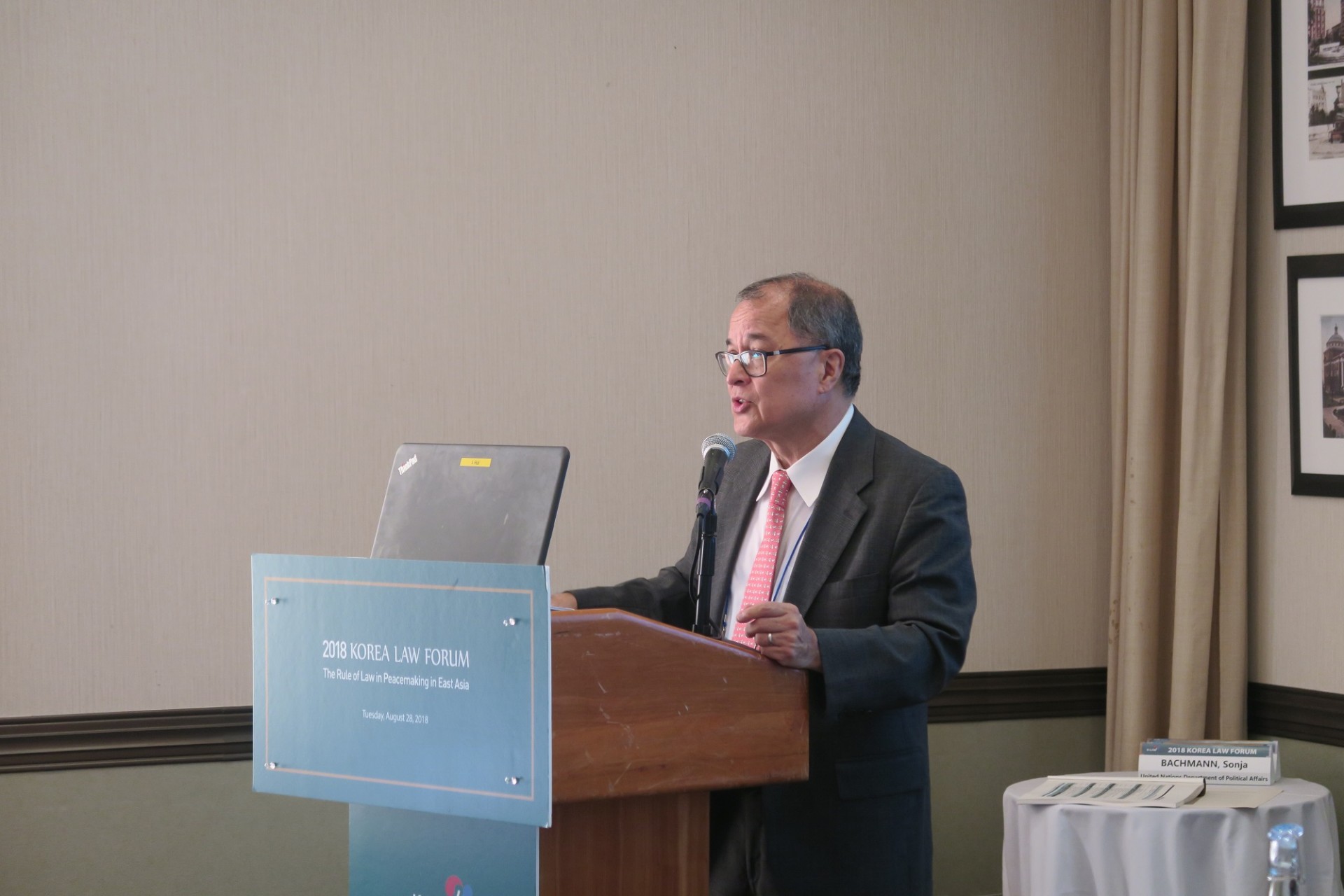 Charles Kartman, Fmr. Ambassador Man speaking