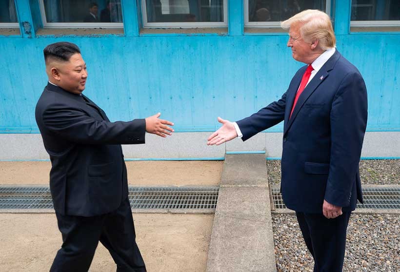 Trump and Kim at JSA