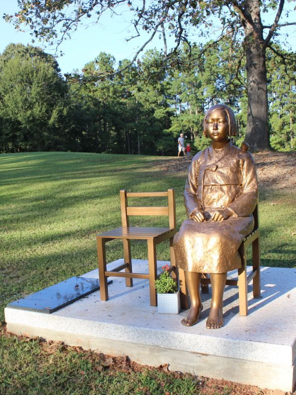 Comfort girl statue