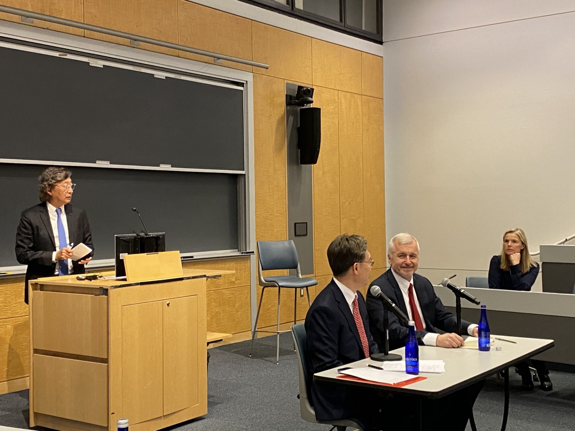 Ambassador JoonKook Hwang and Professor Thomas Christensen