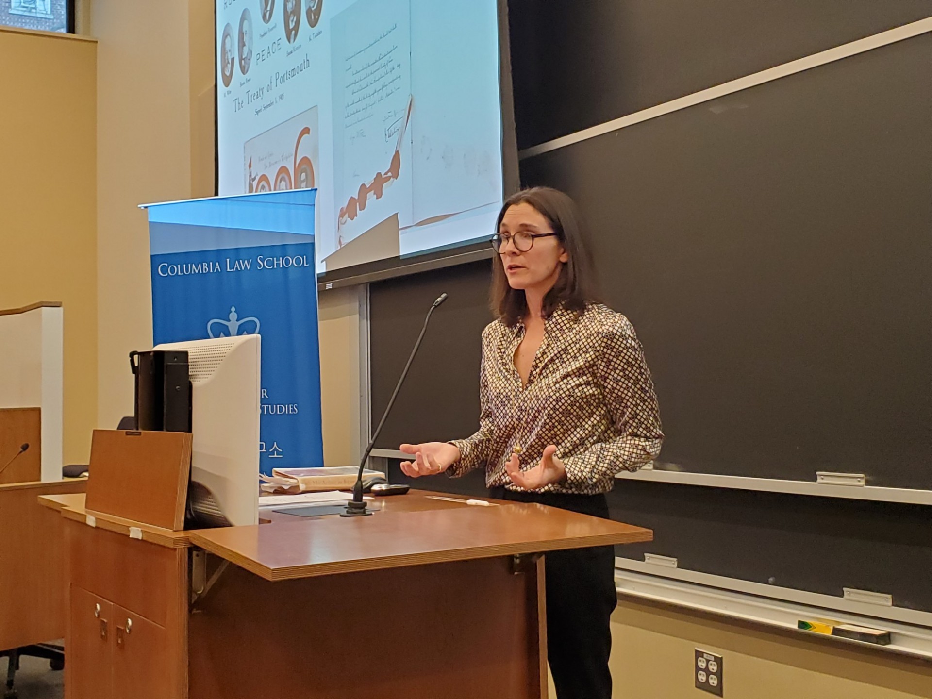 Professor Alexis Dudden, University of Connecticut Woman speaking