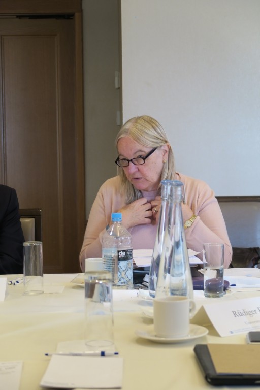 Professor Hazel Smith Woman speaking